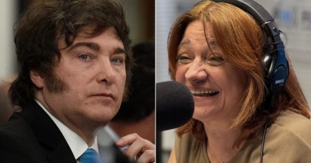 Milei cuestionó a Marcela Feudale por dichos sobre incendios en Chubut