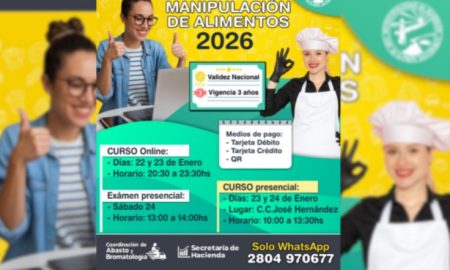 Rawson: se encuentran abiertas las inscripciones al curso de manipulación de alimentos