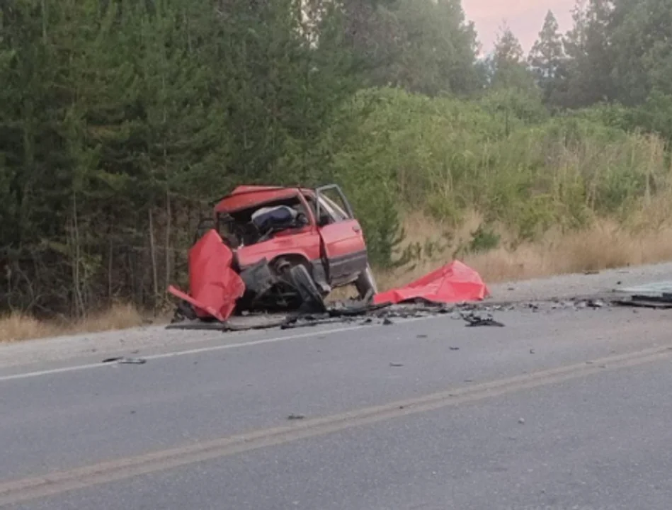 Chubut: un hombre ayudó a combatir los incendios en Puerto Patriada y murió en un choque durante la evacuación