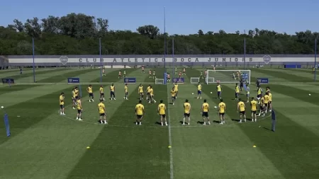 La otra cara de la pretemporada en Boca: un grupo numeroso entrena aparte