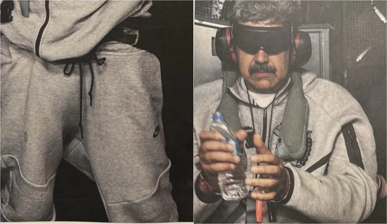 El conjunto «Nike Tech» que vestía Nicolás Maduro tras su captura se agotó online y supera los $500.000 en Argentina