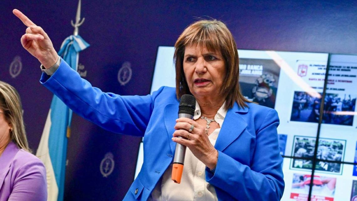Bullrich habla del caso Grillo: «Las acciones correctas pueden tener consecuencias»