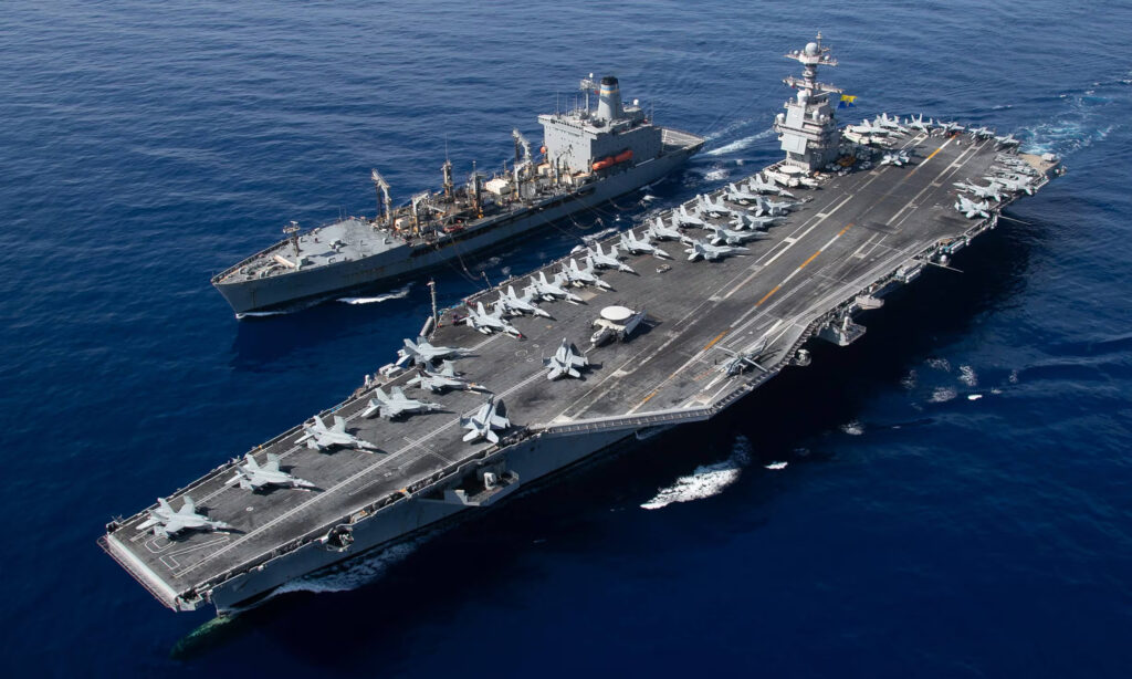Trump moviliza el portaaviones Gerald R. Ford hacia el Golfo Pérsico