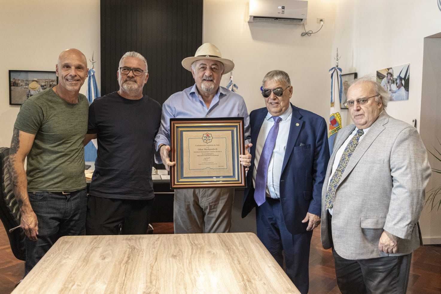 Comodoro, capital del judo: llegó el presidente de la Confederación y prometen federalizar el deporte desde el sur