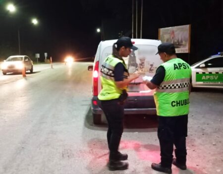 La Subsecretaría de Seguridad Vial intensificó los controles de alcoholemia en rutas y accesos clave de Chubut