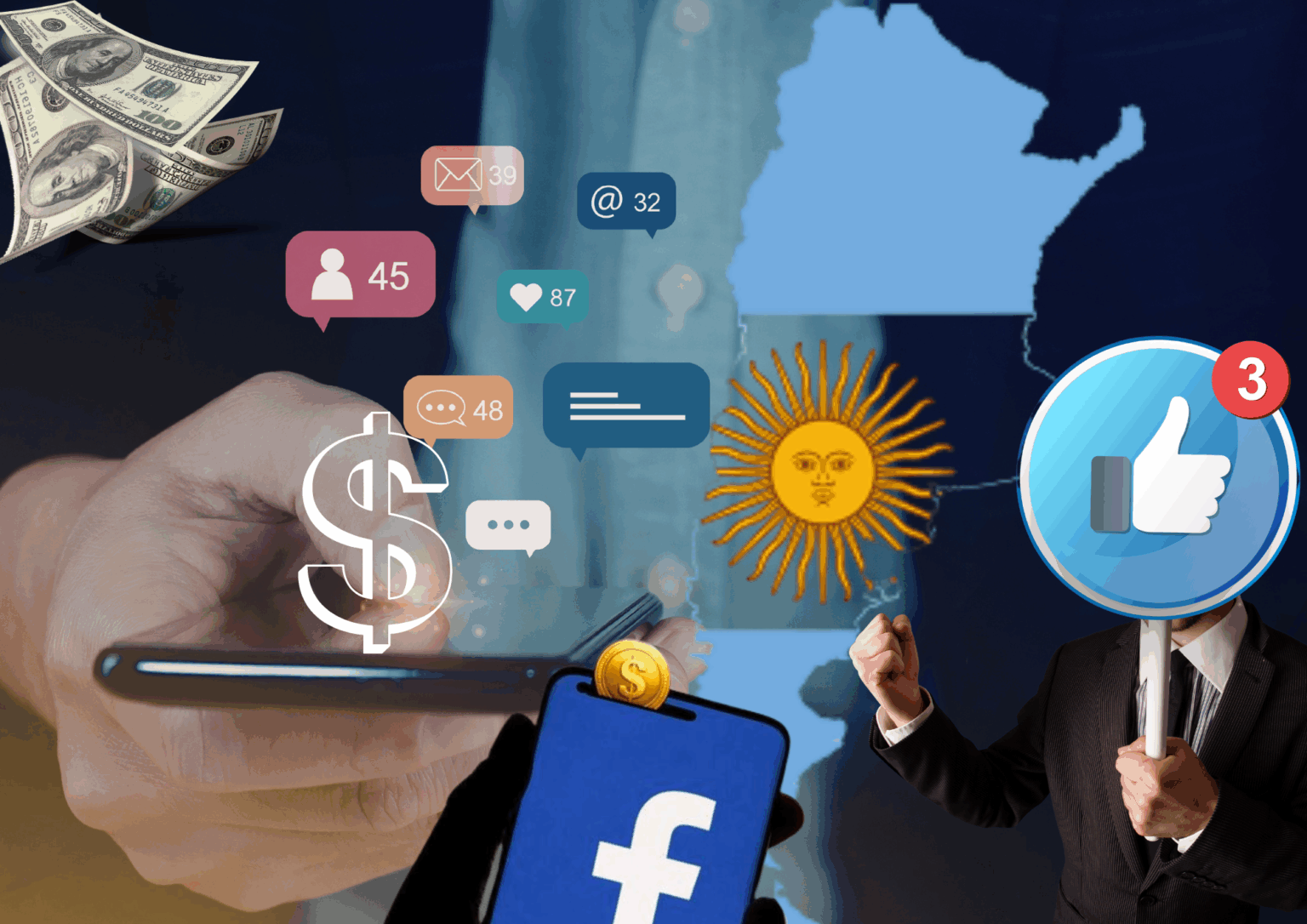 Publicidad en redes sociales: ¿Cuánto dinero invierten los gobiernos provinciales en Argentina?