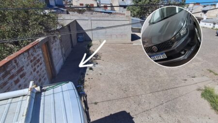 Alerta en Trelew: buscan un Fiat Argo robado en el barrio Los Aromos