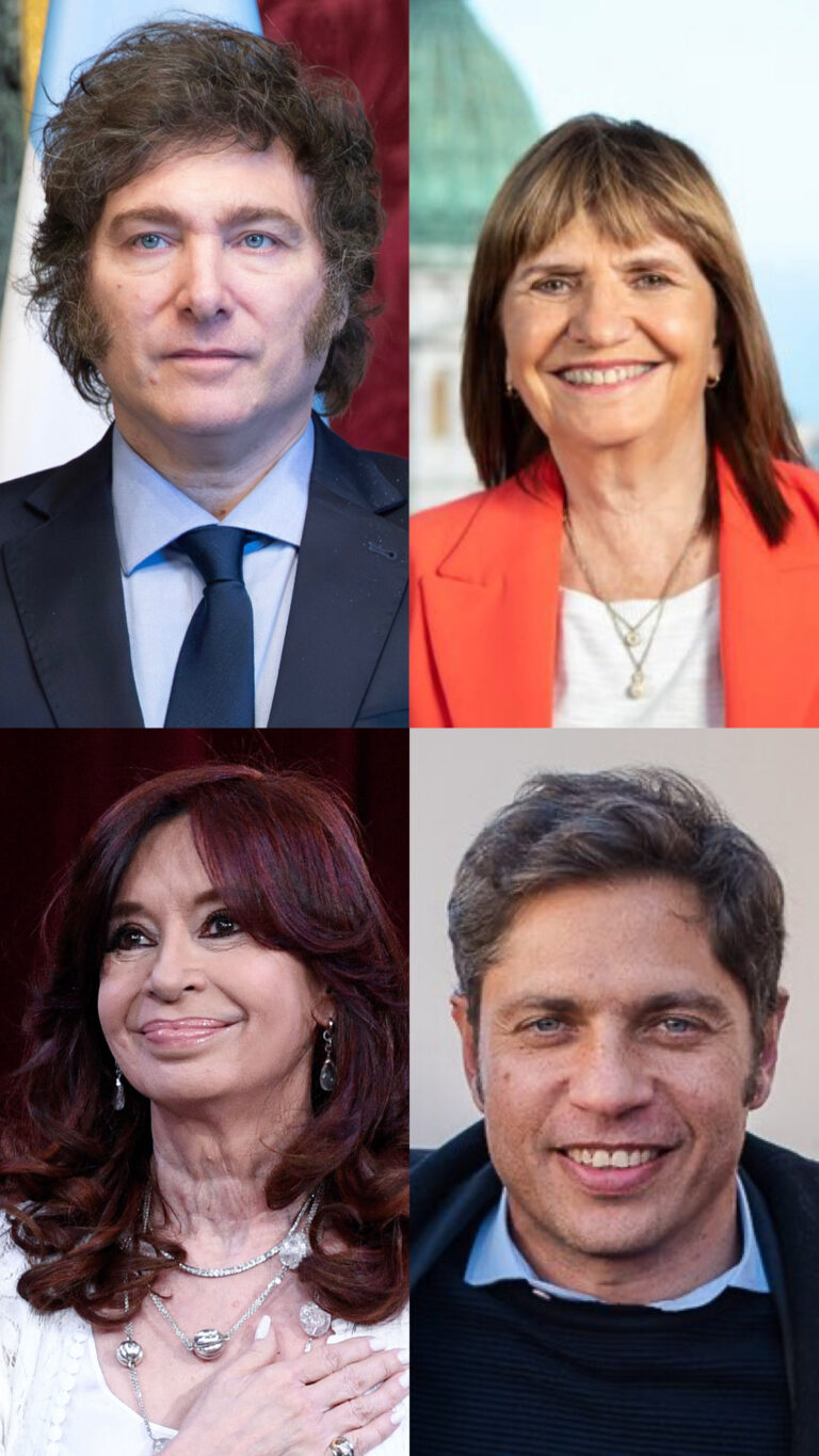 Ninguno se salva: Milei lidera ranking de imagen negativa, seguido por Bullrich, y Massa es el peor evaluado