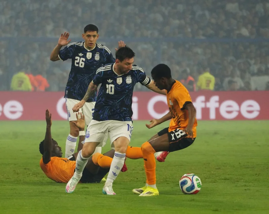 Argentina golea 4-0 a Zambia en La Bombonera