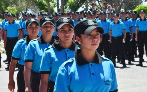 ¡Chubut, centro de entrenamiento federal! Policías de Formosa y Chaco se capacitan en infantería junto a efectivos locales