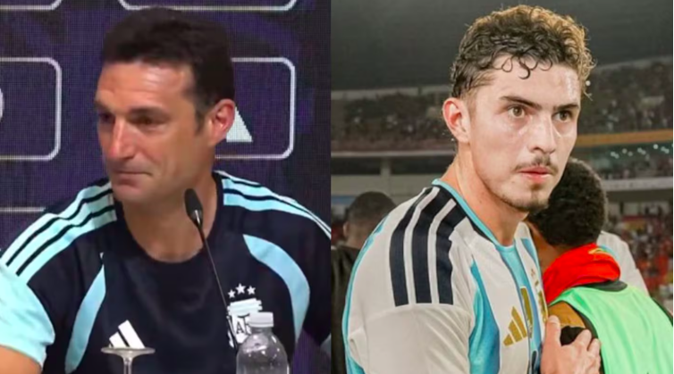 Lionel Scaloni se quebró al hablar de la lesión de Joaquín Panichelli: «No se lo merecía»