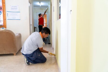 Rawson: obras de mantenimiento integral en el Centro de Jubilados «Amor y Paz»