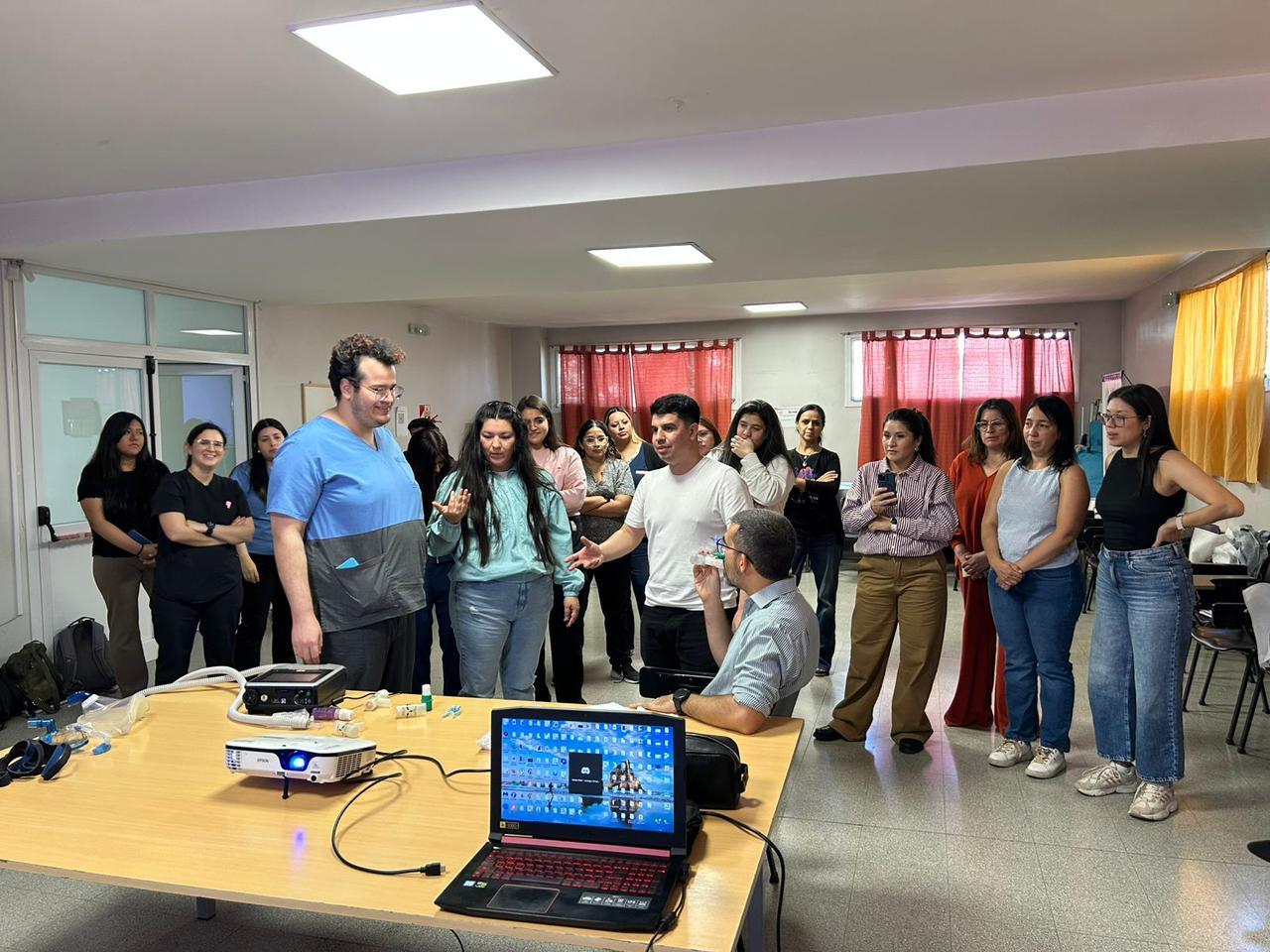 El Hospital Regional de Comodoro Rivadavia lideró una exitosa jornada de capacitación respiratoria