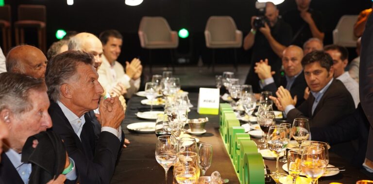 Mauricio Macri en la cena de Expoagro: Foto: Autor: Juano Tesone