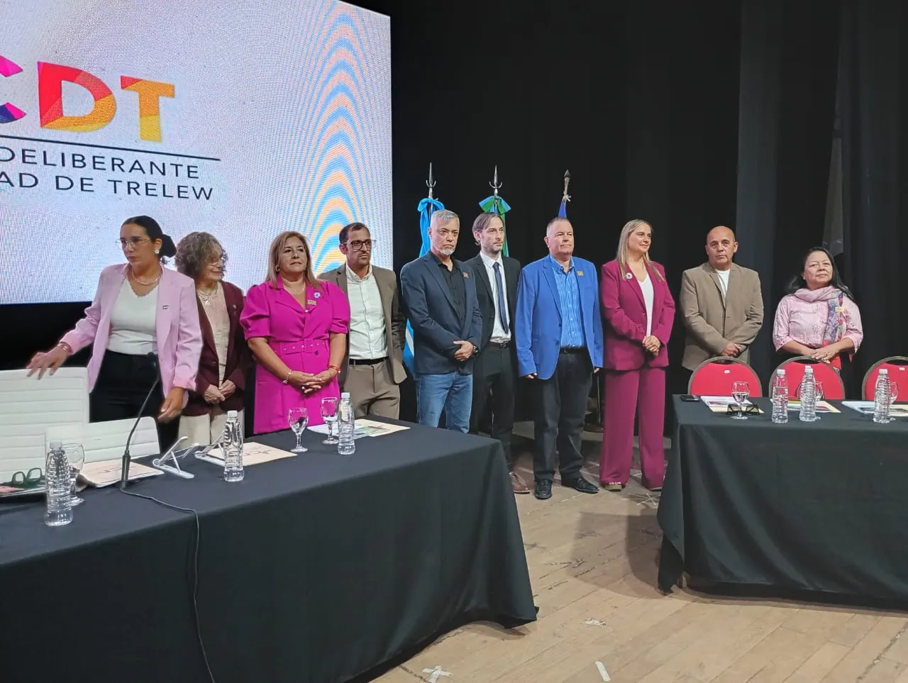 Trelew 2026: Merino anunció un aumento del 40% en capacitación laboral y más cámaras de seguridad