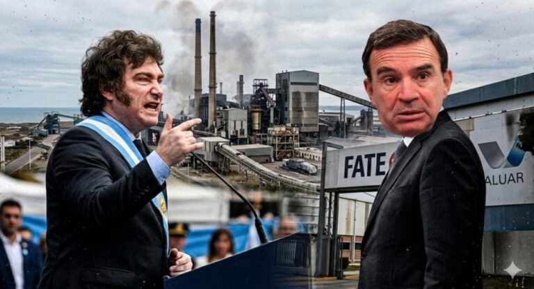 Milei arremete contra Aluar de Madanes Quintanilla: “Es un empresario prebendario y extorsionador”