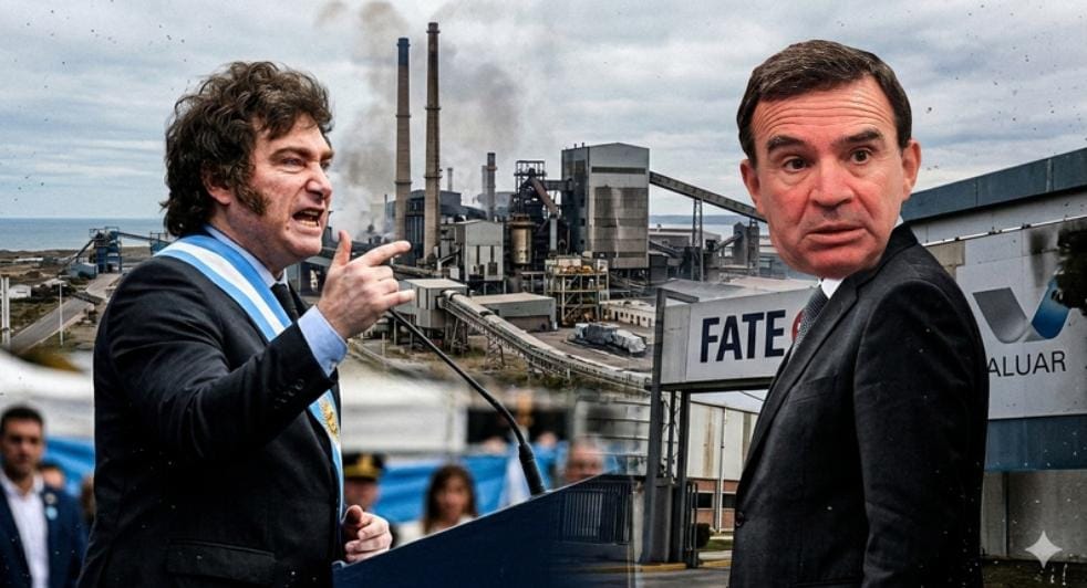 Milei arremete contra Aluar de Madanes Quintanilla: “Es un empresario prebendario y extorsionador”