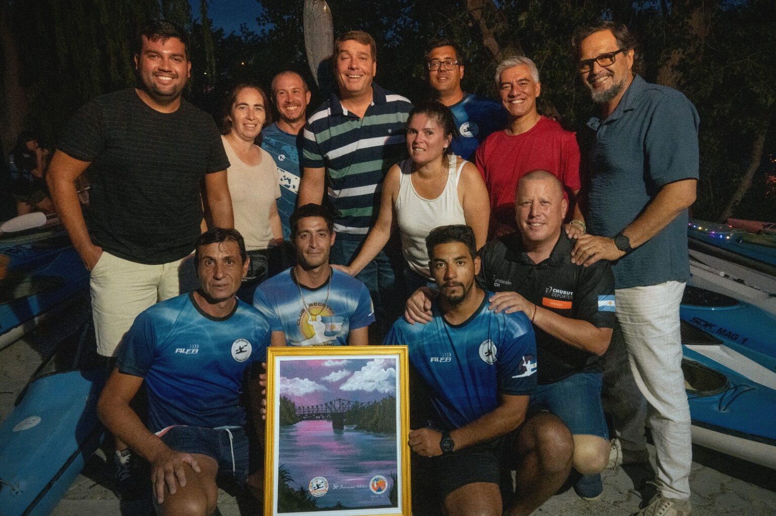 El Club Regatas Rawson celebró su 38° aniversario con actividades recreativas y una masiva participación de vecinos