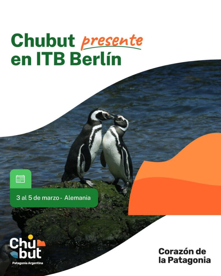 Chubut participa en la feria ITB Berlín 2026 para atraer turistas europeos