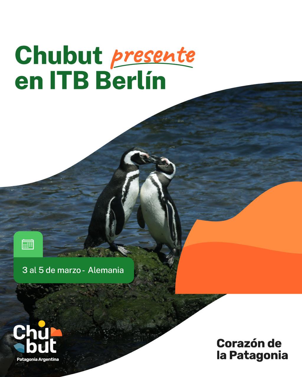 Chubut participa en la feria ITB Berlín 2026 para atraer turistas europeos