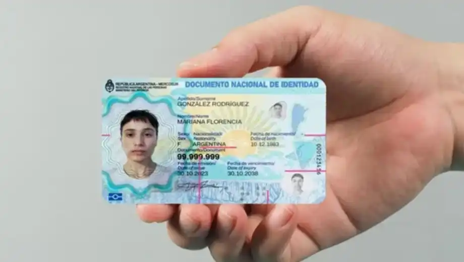 Cambios en el nuevo DNI con chip en Argentina