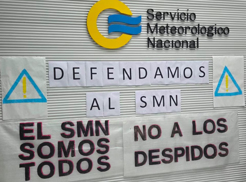 El Gobierno de Milei anunció el despido de 140 empleados del Servicio Meteorológico Nacional