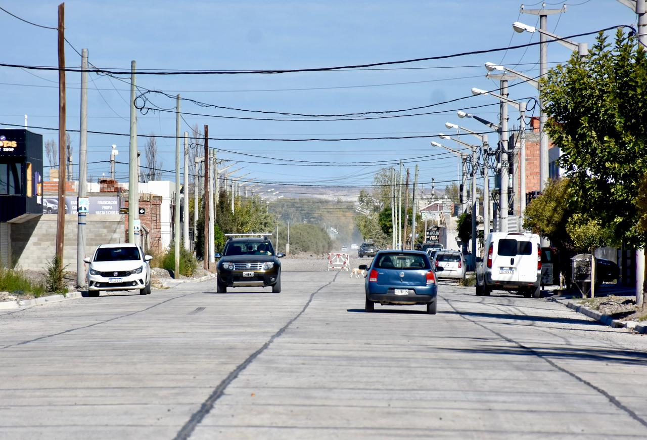 El Municipio de Trelew habilitó la circulación en la calle López y Planes