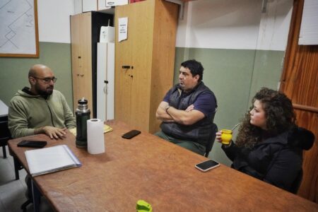 Rawson: Avanza la pavimentación de la calle Vivaldi en Playa Unión