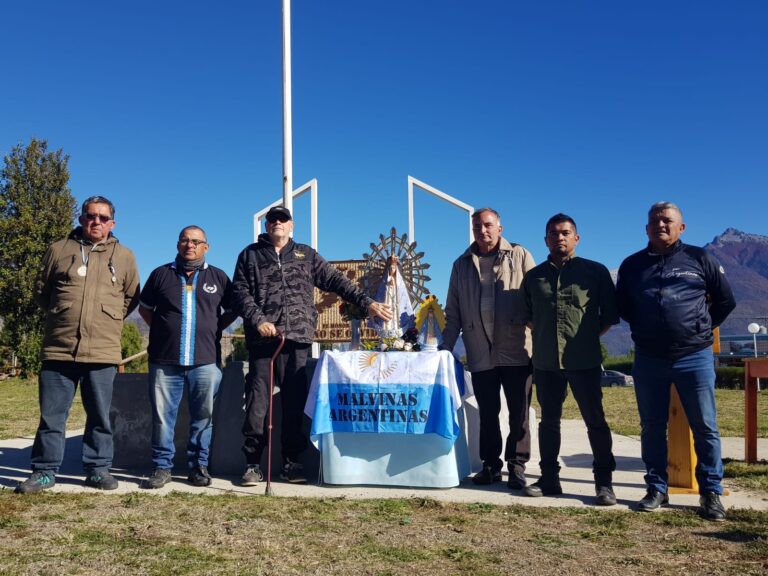 Rawson celebró el éxito de la Virgen Malvinera por 14 ciudades de Chubut