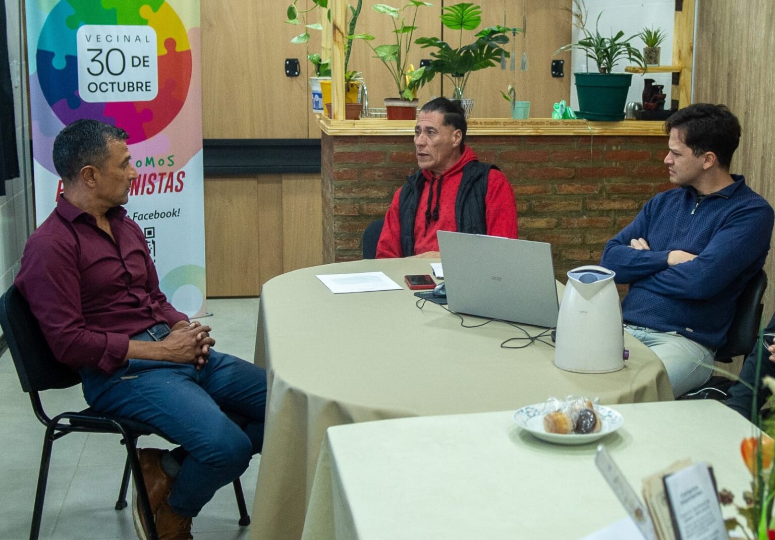 Comodoro: El Municipio y el 30 de Octubre acuerdan mejoras en el barrio