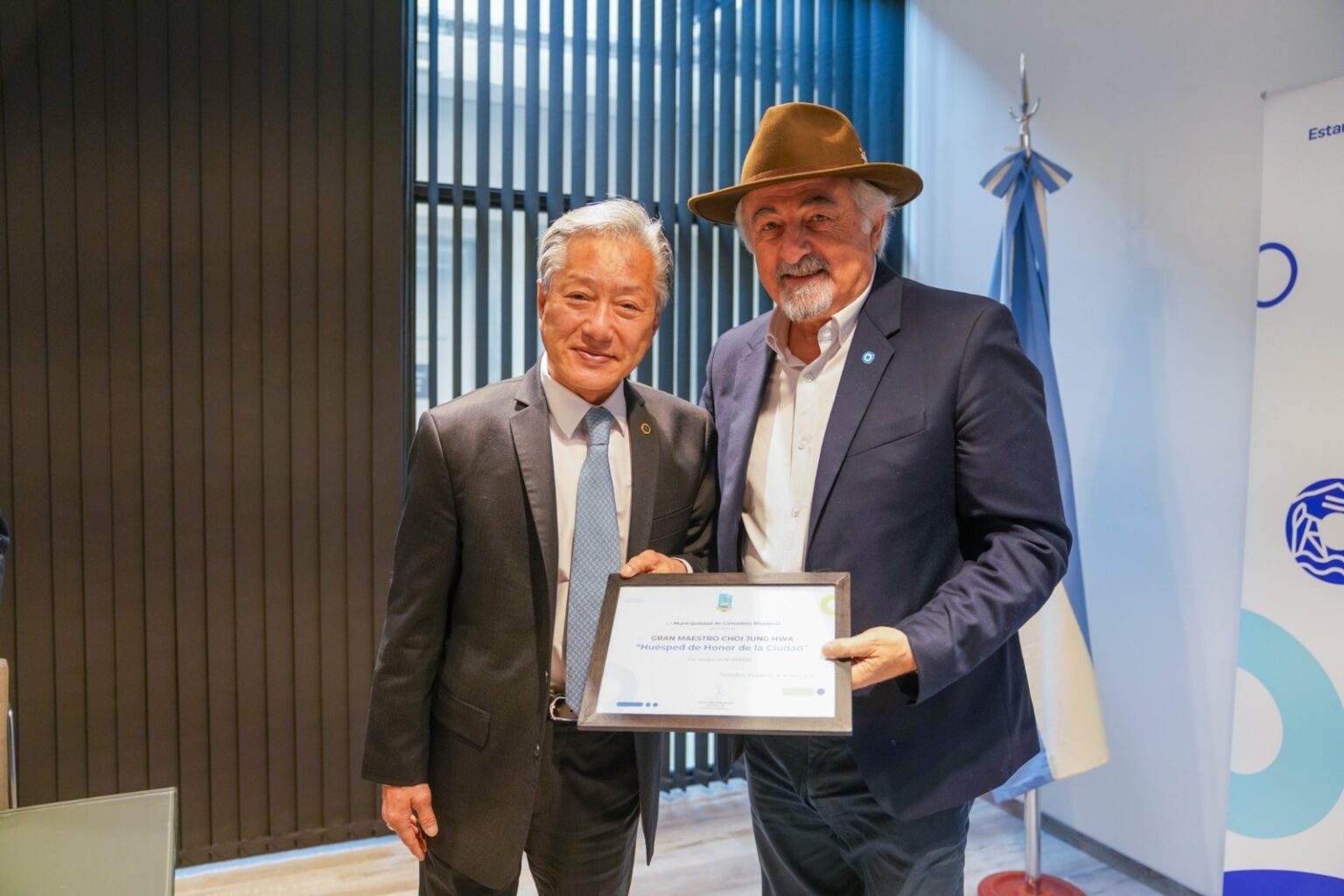 Comodoro Rivadavia recibe al Grand Master Choi Jung Hwa en una visita histórica para el Taekwondo local
