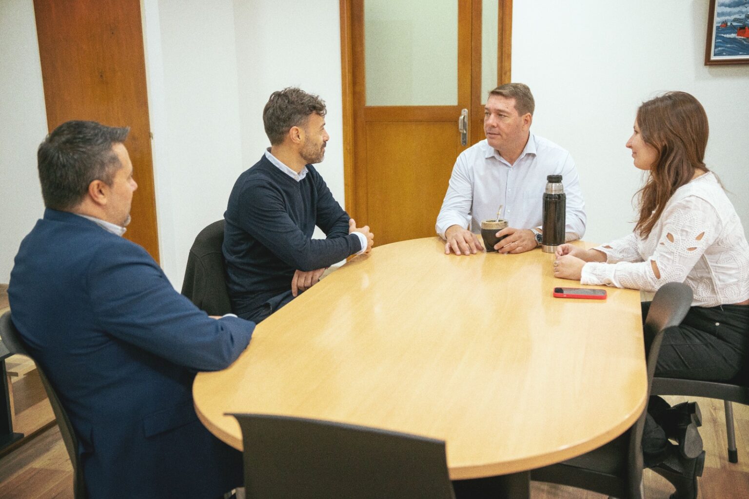 Banco Galicia presentó propuestas financieras y servicios al municipio de Rawson