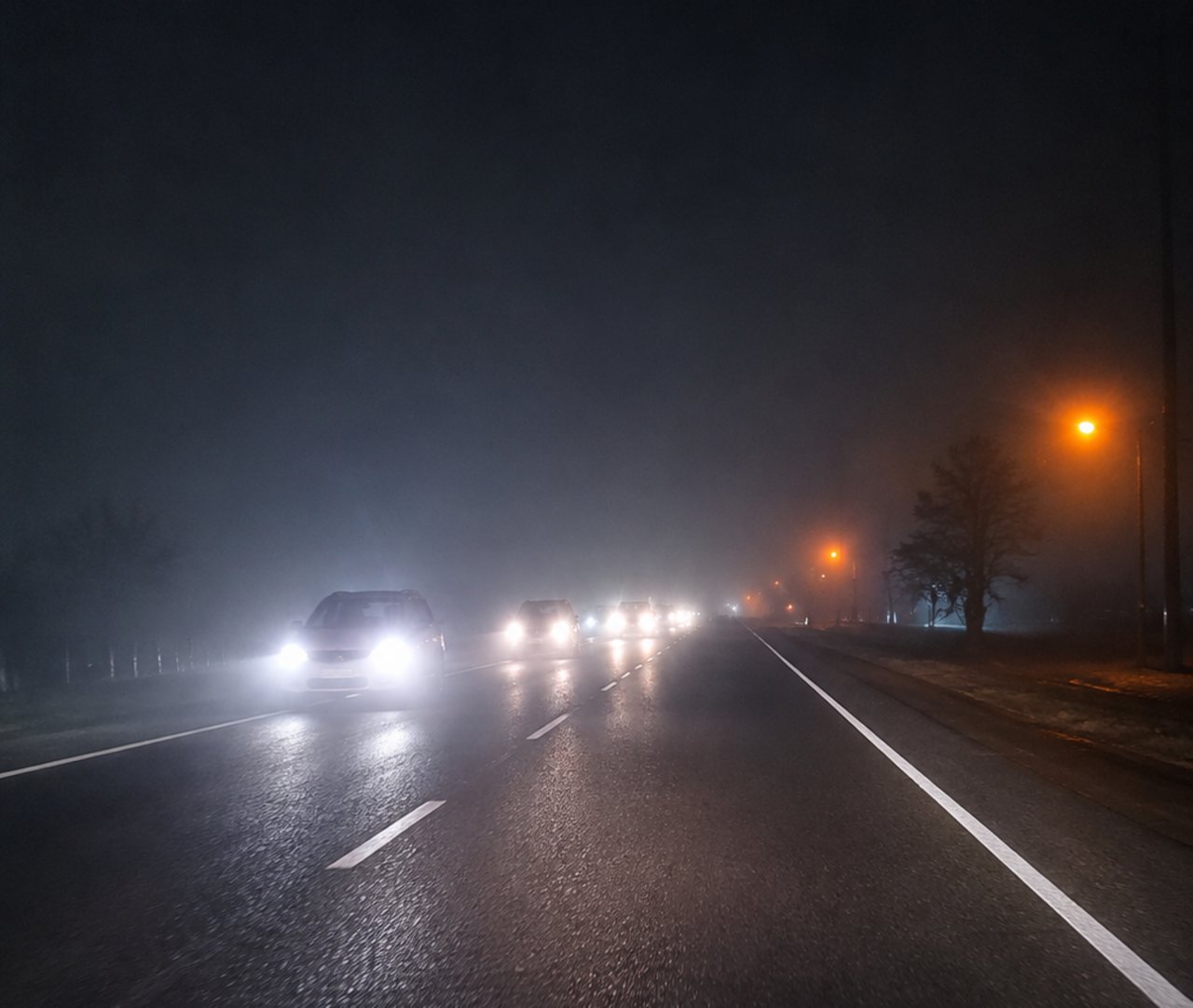 Densos bancos de niebla reducen la visibilidad en las rutas 7 y 25 entre Trelew y Rawson