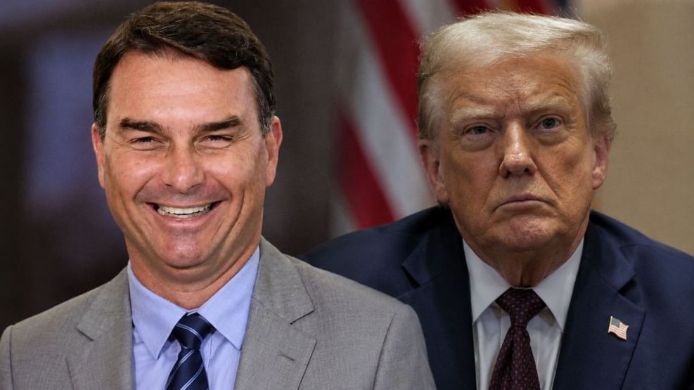 Trump respalda a Flávio Bolsonaro en la Casa Blanca