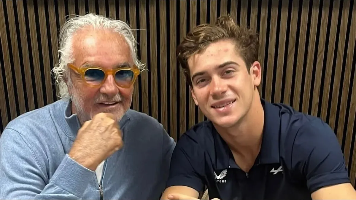 Briatore elogió a Colapinto: «Tiene talento y el trabajo ya da frutos»