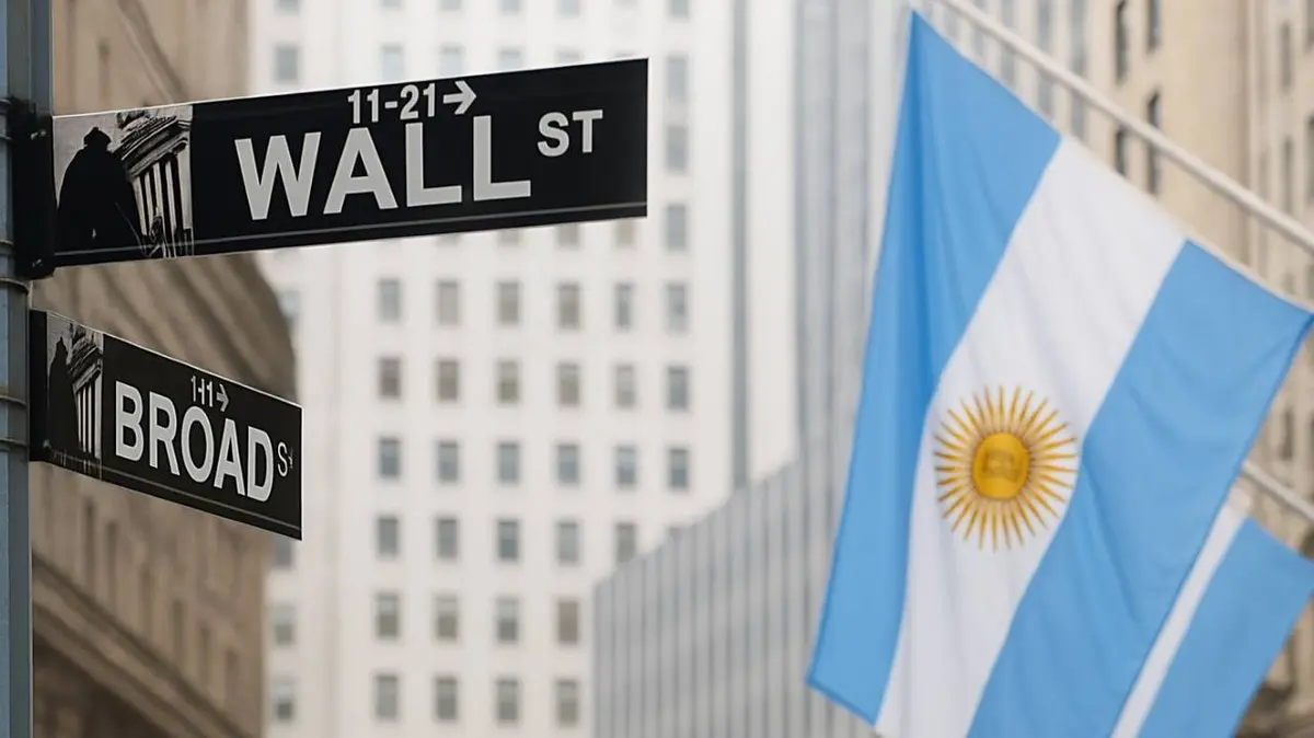Caen las acciones argentinas en Wall Street y el riesgo país supera los 490