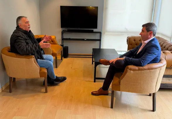 Sergio Uñac y Héctor González: se reunió con el Secretario General del Sindicato Regional de Luz y Fuerza