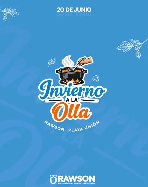 “Invierno a la olla” en Rawson y Playa Unión