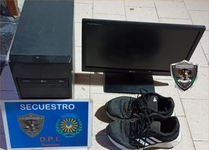 Golpes en Rawson: la Policía recuperó elementos robados al Registro de la Propiedad