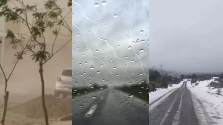 Alerta amarilla en Chubut: Pronostican intensas lluvias y abundante caída de nieve en toda la cordillera
