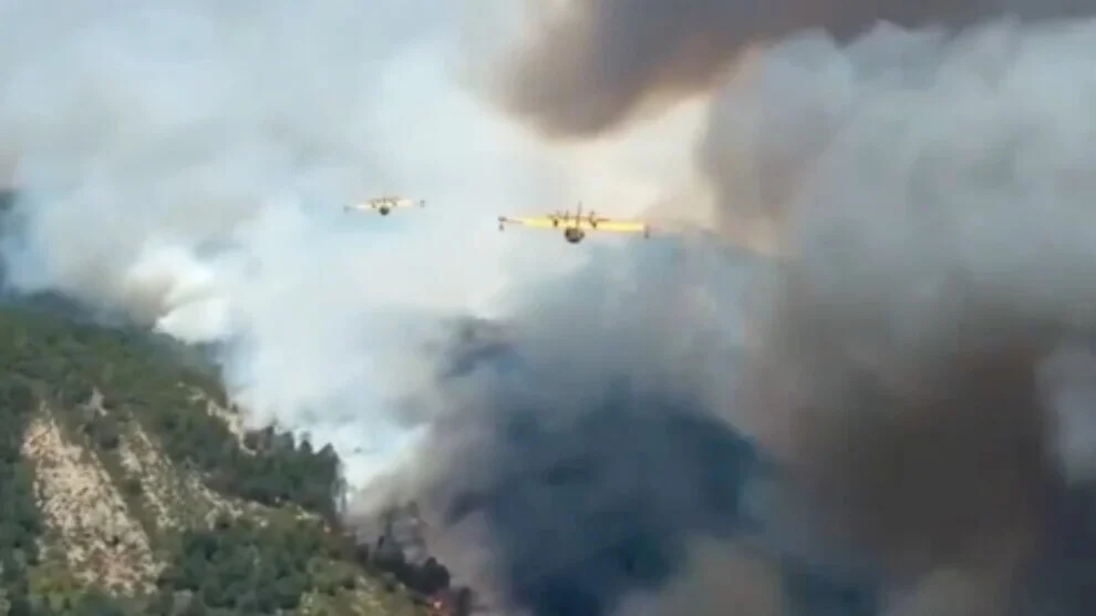 España sufre el peor incendio forestal de su historia con más de 100 mil afectados