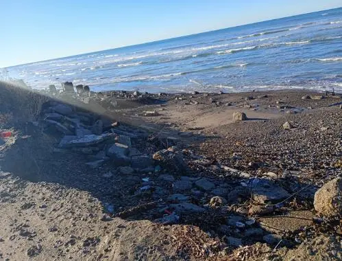 Comodoro Rivadavia: Alerta en el barrio Usina por avance del mar