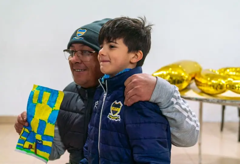 El intendente acompañó el acto por el centenario del Club Talleres Juniors