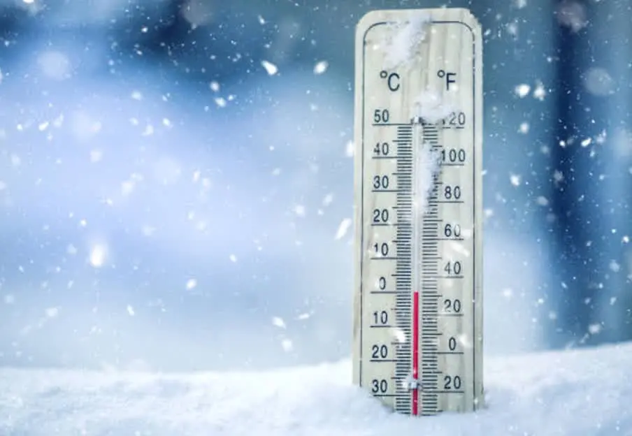 El SMN emitió una alerta amarilla por bajas temperaturas extremas en gran parte de Chubut