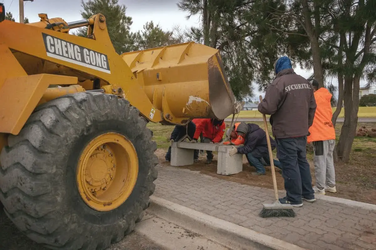 Espacios públicos renovados: la Municipalidad de Rawson finalizó las obras de puesta en valor en el paseo del barrio Luis Vernet