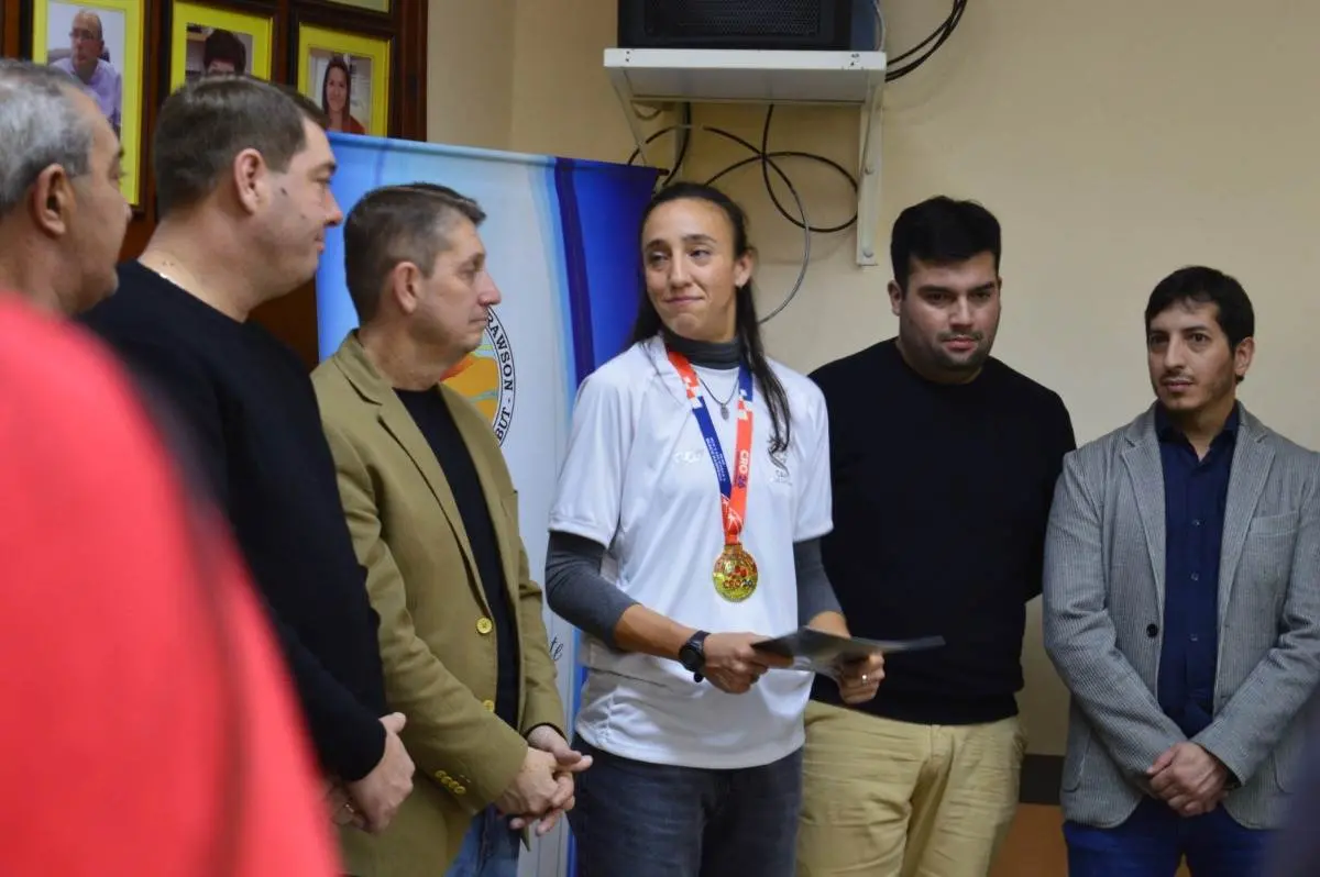 Rawson reconoció a la campeona mundial Sofía Dragonetti