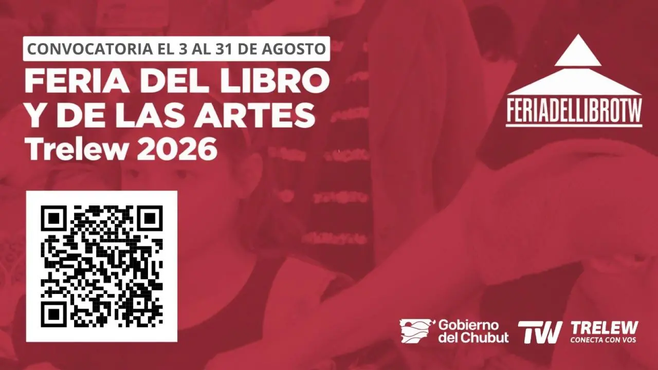 Abrieron las inscripciones para la Feria del Libro y las Artes 2026 en Trelew