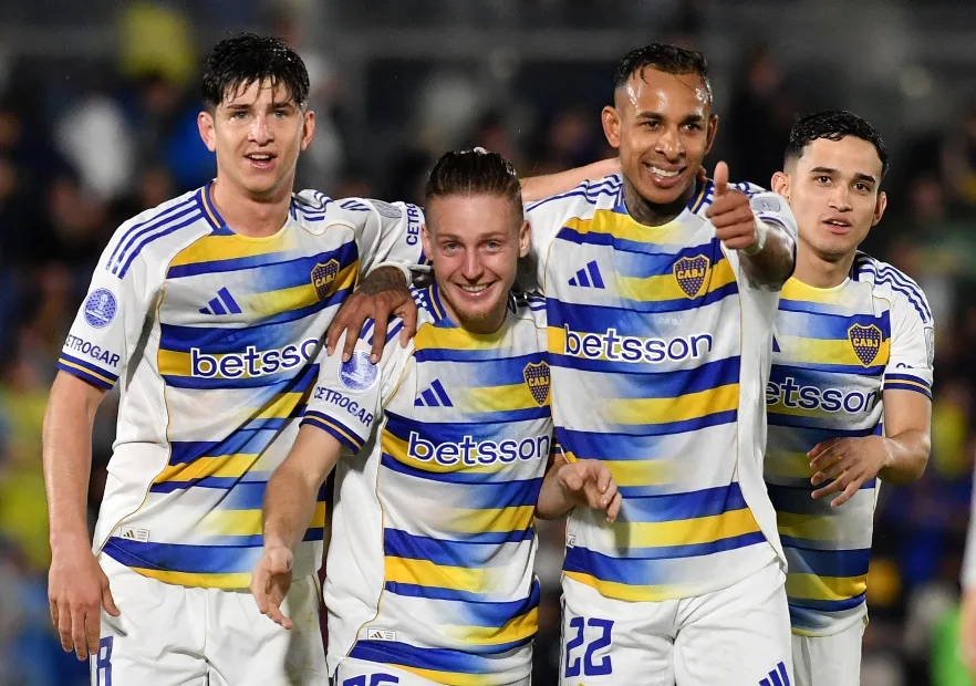Boca goleó 4-0 a Recoleta como visitante y se metió en los cuartos de final de la Copa Sudamericana