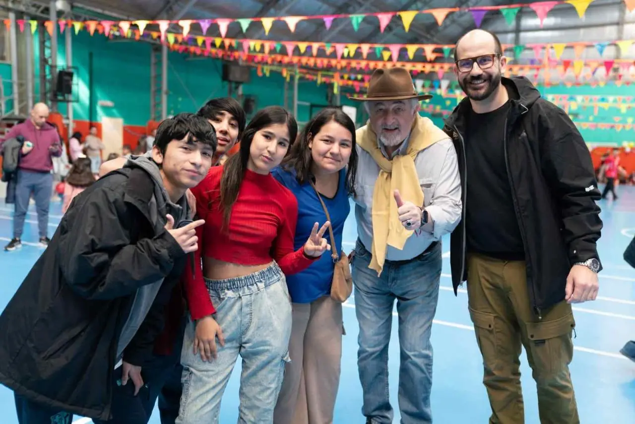 Othar Macharashvili recorrió los festejos del Día del Niño en Comodoro Rivadavia