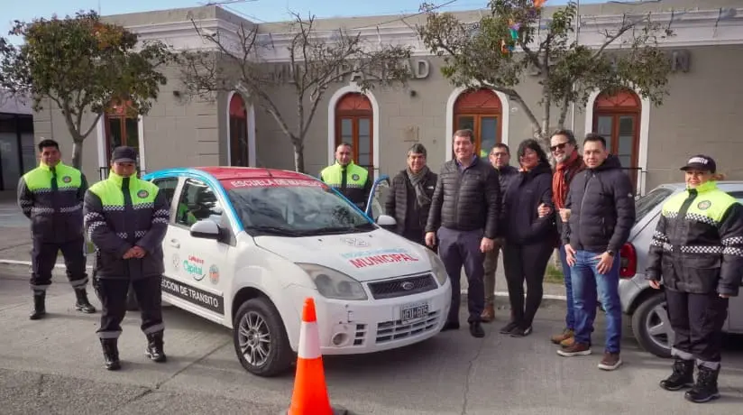 Rawson incorporó una unidad de práctica de manejo y nueva indumentaria para el personal de tránsito y transporte